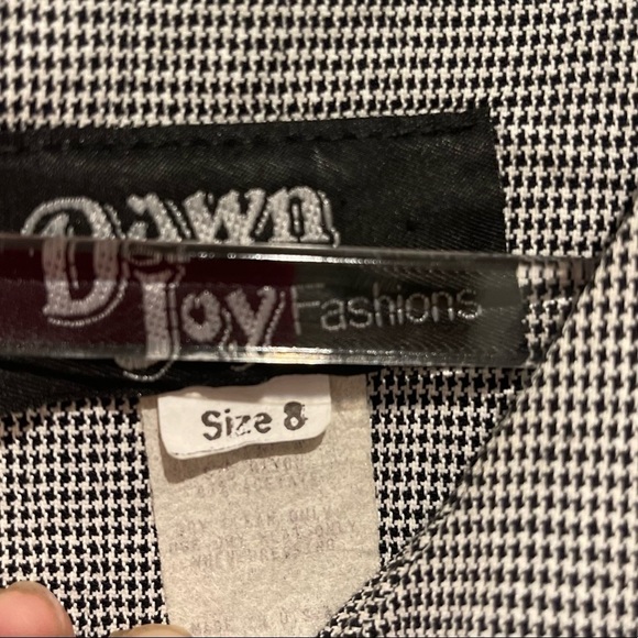 Vintage sz S/M Dawn Joy midi column dress slim 80s wiggle 90s y2k secretary VTG - Picture 2 of 10